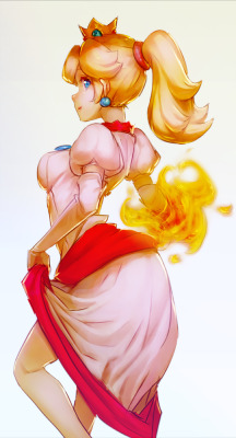 botanicsage:  friendly-berg:  ponytail Peachhttp://www.pixiv.net/bookmark_detail.php?illust_id=52009835  YES LAWD 