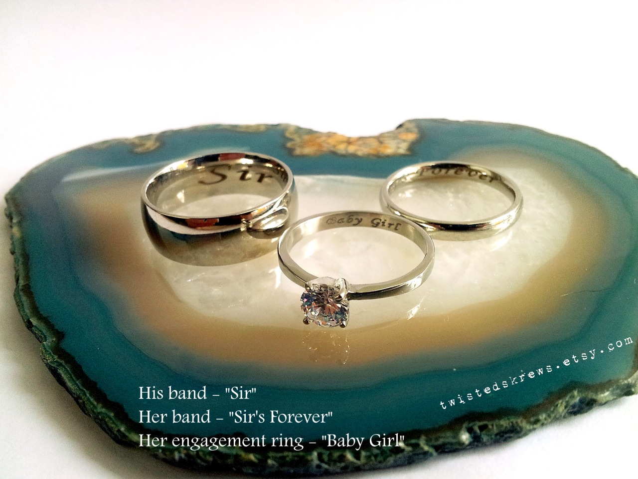 twistedskrews:  SO EXCITED for this couple!  I finished their 3 piece set today