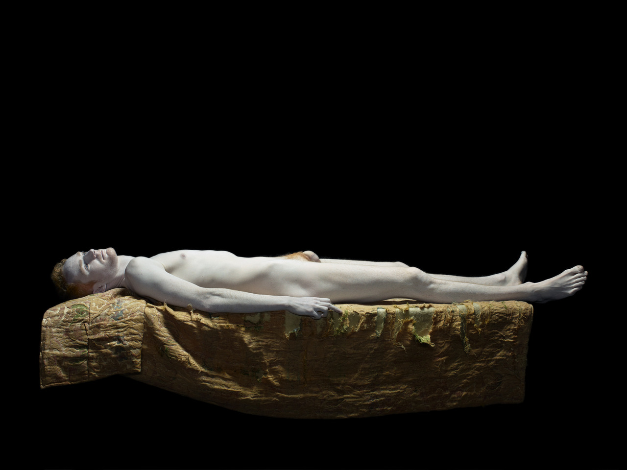 delectation-morose:  Michael as Holbein’s Christ - Nadav Kander (2010)