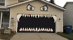 gifsboom:  Hungry Monster House in action.