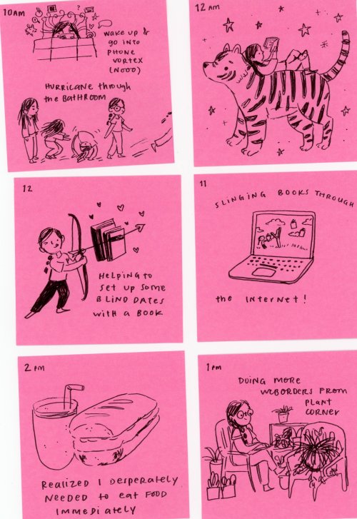 From hourly comic day yesterday, 2.1.22…yes, I did lay them out backwards on the scanner so t