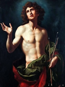 St.sebastian. 17Th.century. Carlo Dolci. Italian 1616-1686. Oil/Canvas.  