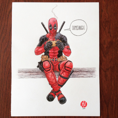 Who&rsquo;s up for some chimichangas? Available for sale. DM me. #deadpool2 #deadpool #marvel #c