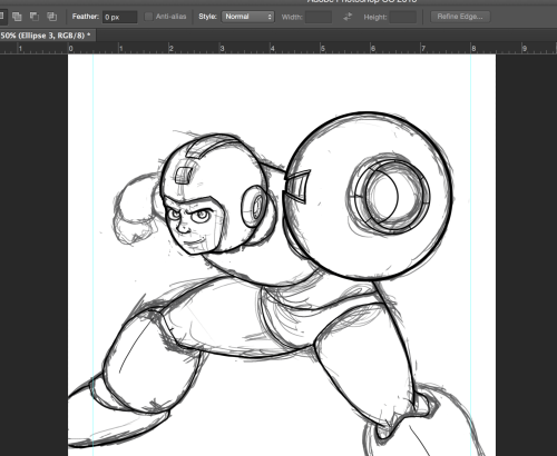 Sketchy Megaman. We’ll see how this turns out.SzaboArt
