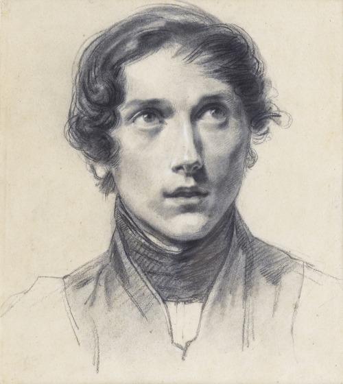 Portrait of Paul-Joseph Notré.Black chalk and stumping, heightened with white chalk.19.4 x16.