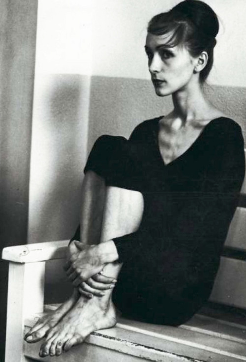 design-is-fine:Pina Bausch, Folkwang School, 1960s. Photographer: unknown.  “I loved to dance beca