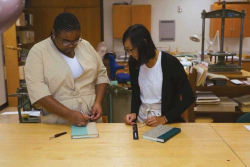  Alicia Bush, an undergraduate at Florida A&M University, dips a toe into the field of cultural 