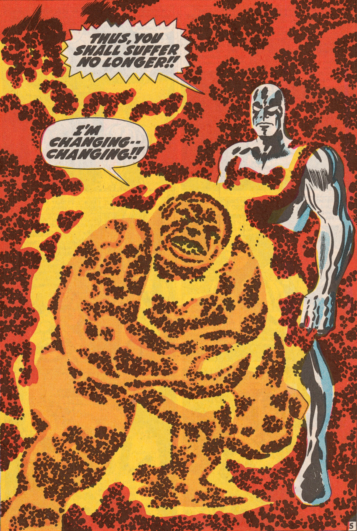 Splash page from Marvel Tales No. 213. (Marvel Comics, 1988). Art by Jack Kirby.