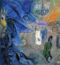 artist-chagall:  The Wedding Candles, Marc