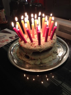 In honor of our new episode tonight, your Crewniverse is eating a delicious replica of Steven&rsquo;s birthday cake for Amethyst&rsquo;s party! It might as well be our birthdays! Thanks to Christy Cohen!