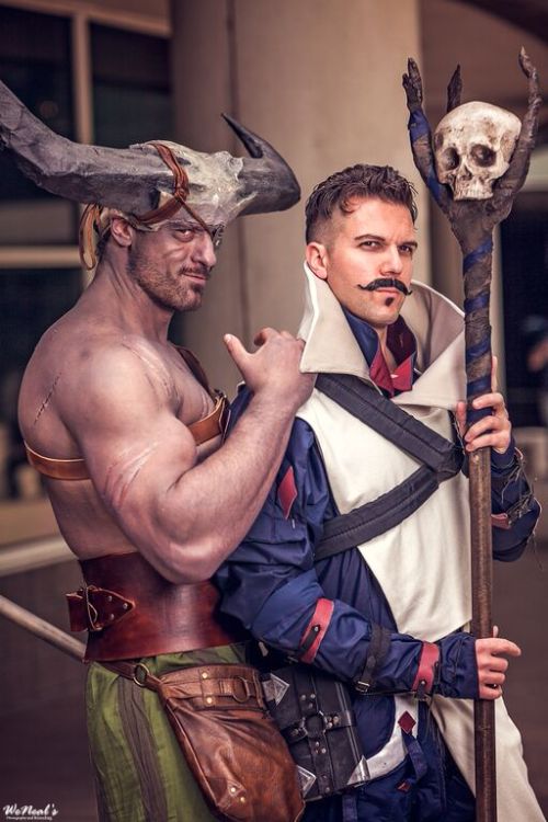 Adoribull Iron Bull and Dorian Dragon Age Cosplay by PhoenixForce85