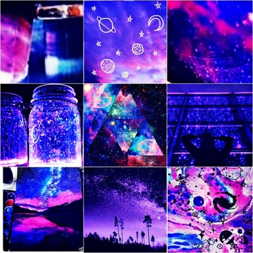 aesthetic-suckers: Galaxy moodboard For: @pastelxgalaxies