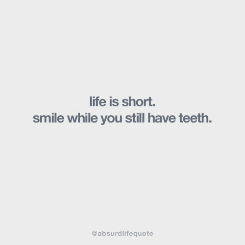 linxspiration:  Life is short.