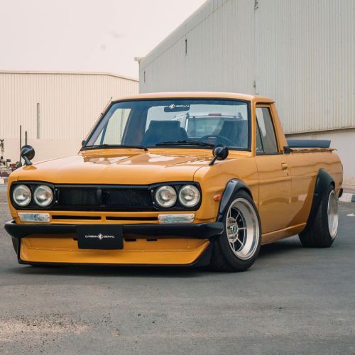 Hakotora Safari Gold version!Built by @carbonsignal_ Team @datsun_mena ...#carbonsignal #datsun #dat