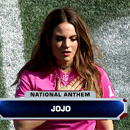 catherinemiddletons:JoJo Performs the National Anthem at Gillette Stadium | October