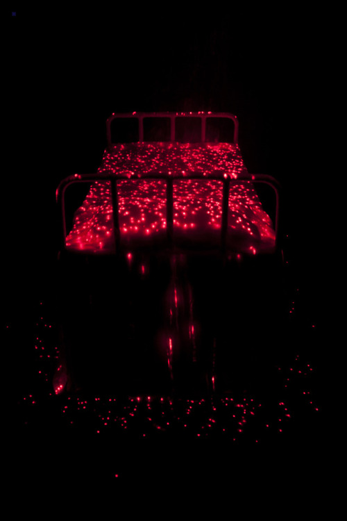 Li Hui aka 李輝 (Chinese, b. 1977, Beijing, China) - 1: Latest Installation, V, consists of red lasers