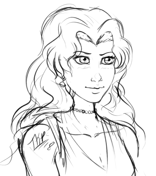 A little Michiru doodle.