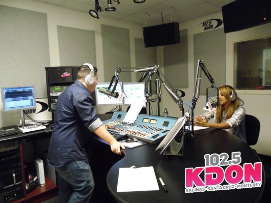 jasminev-news:  October 2nd: HQ pictures of Jasmine at 102.5 KDON radio 