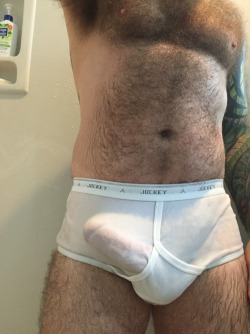 Horny-Dads:  Dad In His Wet White Brief Horny-Dads.tumblr.com   