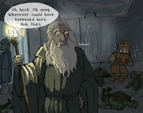 Hey Gandalf You Know A Heads-up Might Have Been Nice? Even Just A It Might Be Nothing, But I Have A Bad