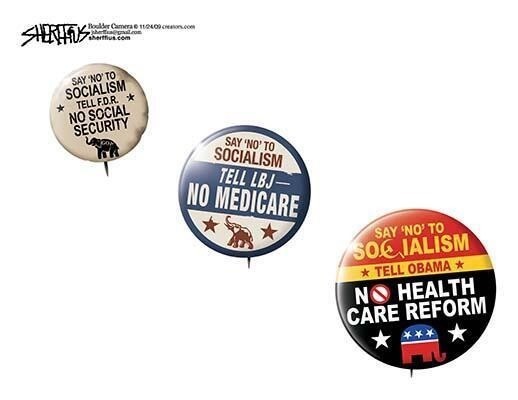 ericwolfson:  A History of the Republican Party in Three Campaign Pins or Less. 