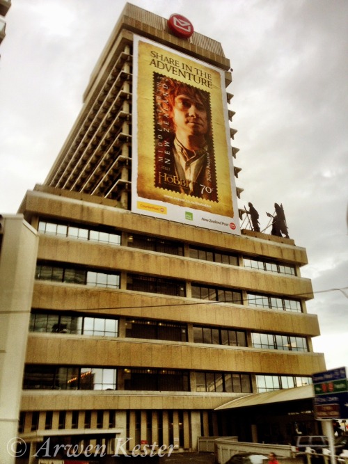 The New Zealand Post - all decked out for ‘The Hobbit: An Unexpected Journey’ World Prem