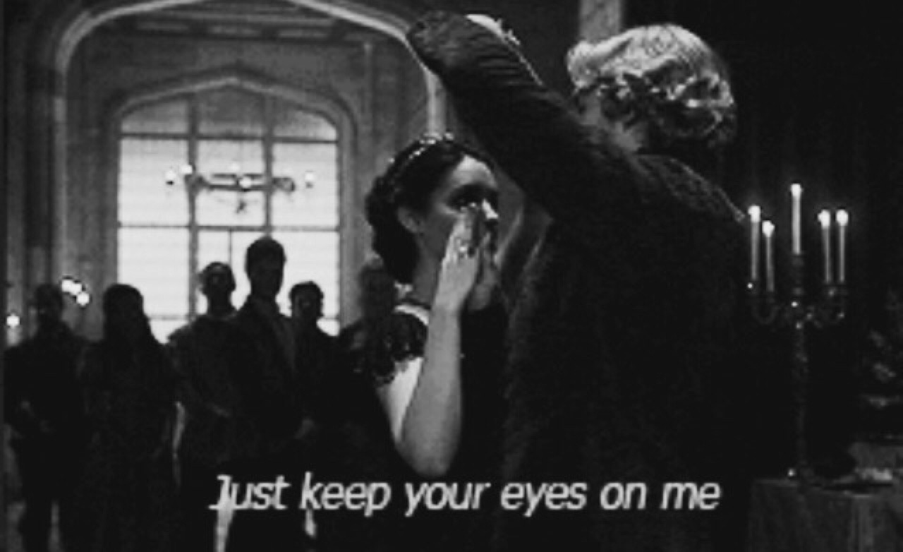 reigninblackandwhite:  Stay with me.