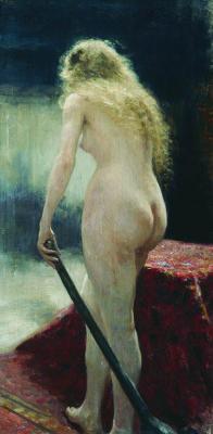 darkenedapples:  The model -  Ilya Repin