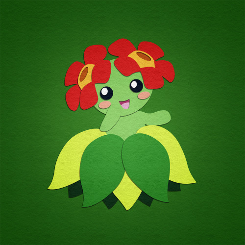 Here’s a cute felt Bellossom. Enjoy! 