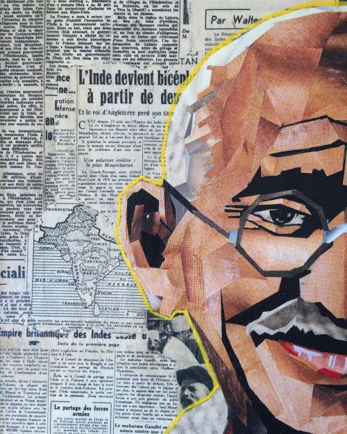 #gandhi #mahatmagandhi , la Grande Âme, une légende de la non violence, un homme qui ne