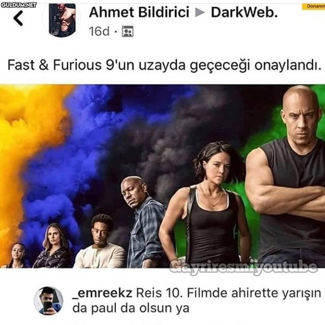 Nası uzay ya ben orda...