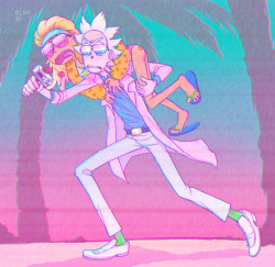 tesazombie:  Miami Rick and Morty are one of favorite versions of them.