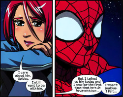 Yazzdonut:  Marijanewatson:.   Mary Jane Talks To Spider-Man (Without Knowing Who