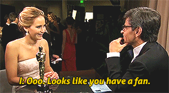 montyygreen:  85th Annual Academy Awards || Jennifer Lawrence fangirling Jack Nicholson