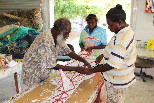 Artist : Sid Bruce Short JoeTitle: Shovel Nose SharkArt: Aboriginal Community: PormpuraawDimens