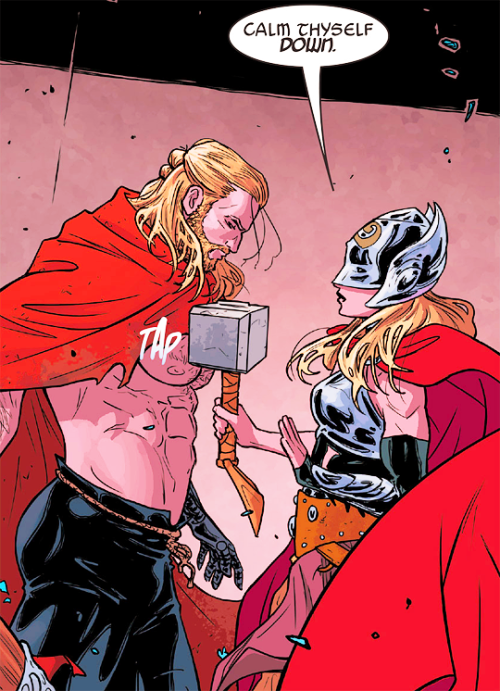watchingthedetective:calm thy titties, Thor. 