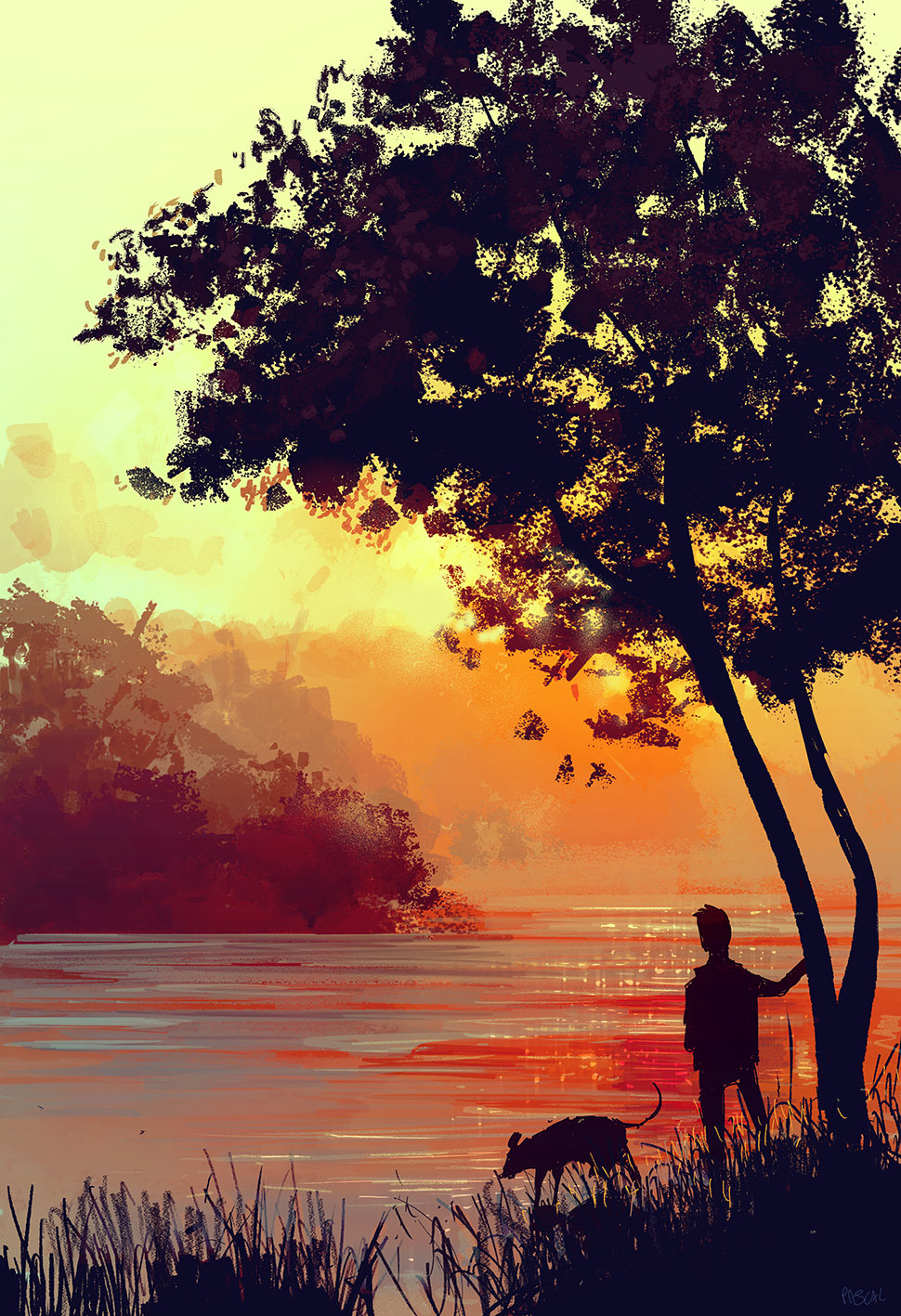 pascalcampion: Just before dark. #pascalcampion  I like both versions of this one.