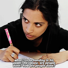 yes-plain:  me taking a test