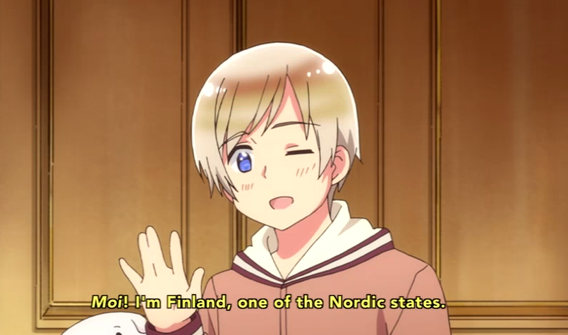 useless-finlandfacts:  Moi // submitted by samettikettuwho created hetalia. i want
