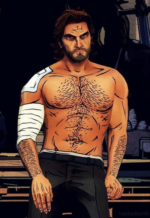 vardaelbereth:Alright just have some shirtless sexy Bigby (✿◠‿◠)