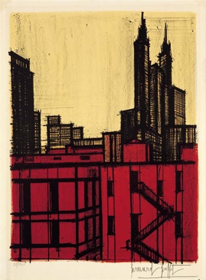 rearte:  New York, 1967 by Bernard Buffet