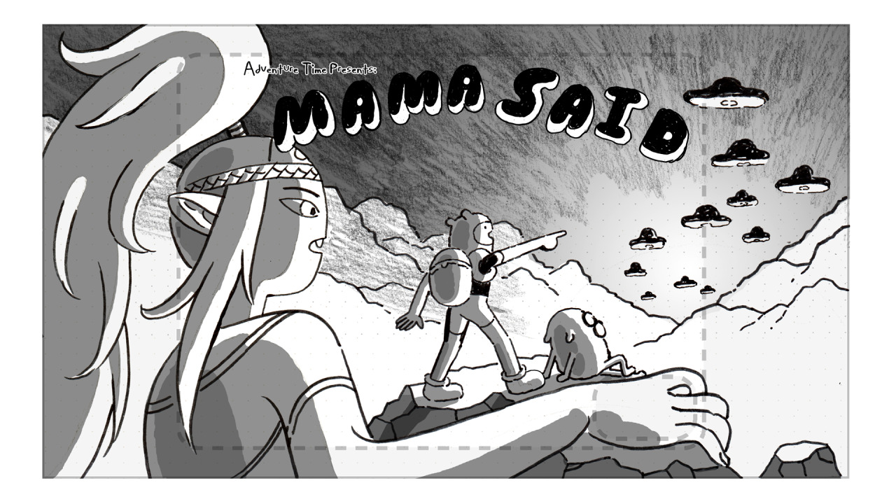 kingofooo:  Mama Said - title card designed by Kris Mukai painted by Joy Ang premieres