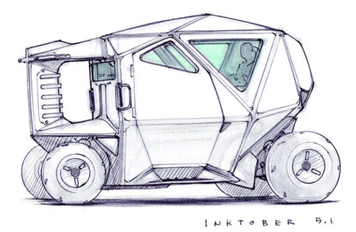 camerxn:Inktober Sketches by Scott Robertson