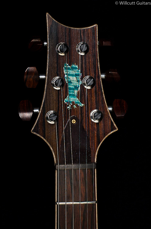 glorifiedguitars:  PRS Private Stock 5843 Custom 24 Aquamarine Smoke Burst [Source: