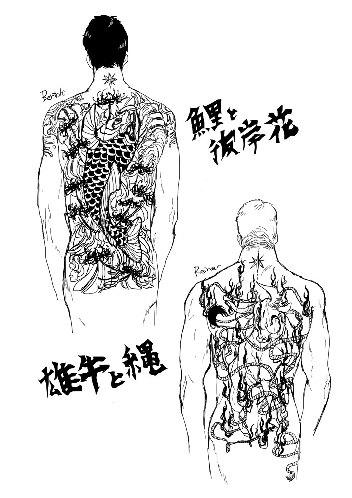 dancing-on-stars:  reiner—braun:  進撃104期 by neko00o  