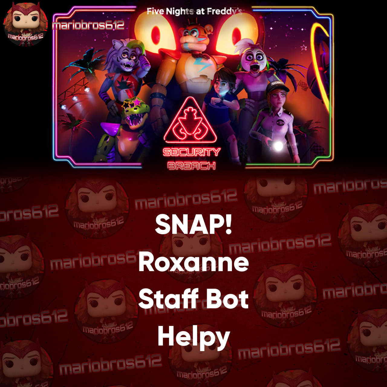 Funko Five Nights at Freddy's: Security Breach Roxanne Wolf Snap Mini