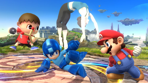 Screenshots of Super Smash Bros. Wii Fit Trainer 