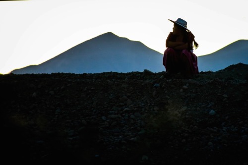 Cholita in the Shadows. Bolivia - 2015