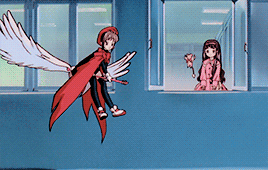 munakatareishi:❀ Cardcaptor Sakura gifs by episode [episode 2] and scene [7/5] ❀      ↳ Sakura captu