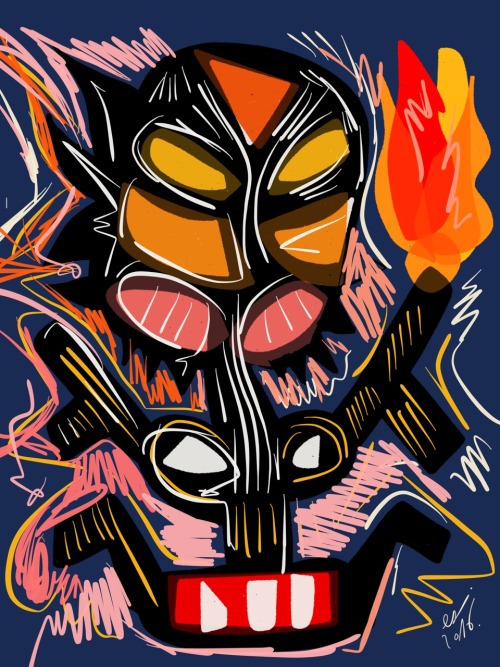 artbyemmanuelsignorino: #madewithpaper / fiftythree.com my head is a jungle